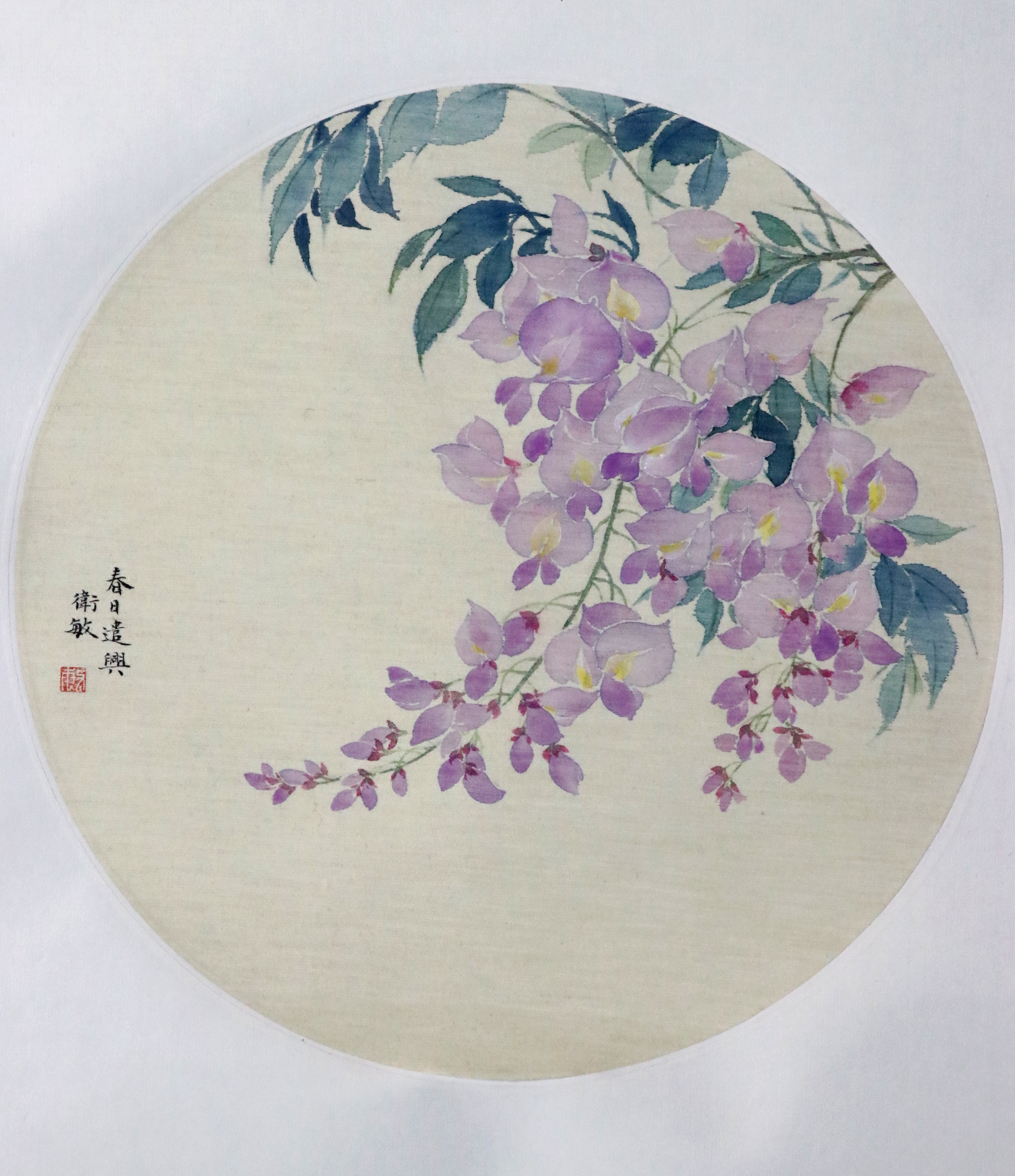 紫藤-卷轴画